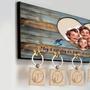 Heartwarming Family Caricature Key Holder for Entryway Decor, Best Gifts For Families