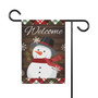 Winter Snowman Garden flag, Welcome Flag, Winter Yard Flag Farmhouse Decor