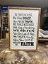 In This House Family Rules Sign – Christian Wall Decor for Home