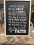 In This House Family Rules Sign – Christian Wall Decor for Home