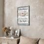 Decorative Family Rules Canvas with Positive Quotes – Inspiring Wall Art for Bedroom or Living Room