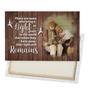 Personalized Memorial Canvas – 'When They Have Gone, the Light Remains' Family Loss and Sympathy Gift