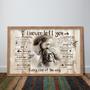 Personalized 'Never Left You' Memorial Canvas – Sympathy Art for Loss of Family Member