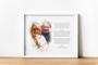 Custom Family Portrait Canvas Print For Anniversary Or Memorial Gift