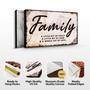 Inspirational Family Definition Wall Art For Home