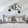 Custom Fist Bump Dad LED Metal Wall Art For New Dads