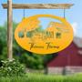 Custom Tractor Barn Farm Metal Sign For Families