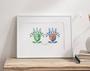 Thoughtful Family Crest Canvas For Weddings, Engagements, Anniversaries, And New Home Gifts - Personalized Watercolor Design