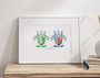 Personalized Watercolor Family Crest Canvas for Lasting Memories
