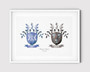 Personalized Watercolor Family Crest Canvas for Lasting Memories