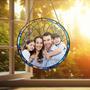 Personalized Family Photo Stained Glass Suncatcher – Custom Family or Couple Portrait Keepsake