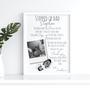 Thoughtful Stepped Up Dad Canvas with Poem - Personalized Father's Day or Christmas Gift