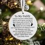 Christmas 2024 From Bump Daddy To Be Ornament Christmas Gift From Bump