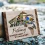 Fishing Dad Photo Collage Canvas - Heartfelt Christmas Gifts For Fisherman Dad Sign, Husband, Grandpa