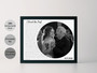 Father daughter dance canvas, portrait layout, personalized with wedding photo, names, date; heartfelt Father's Day gift