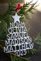 Personalized Wooden Ornament With Family Names For Tree Decoration - Thoughtful Christmas Gift