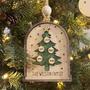 Personalized Family Name Wooden Ornament For Christmas - Secret Santa Gift