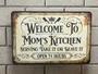 Personalized Grandma Kitchen Art Metal Sign With Vintage Style - Heartfelt Seasoned With Love DéCor