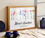 Thoughtful Grandma's Garden Canvas For Mother's Day - Custom Birth Flower Design