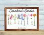 Thoughtful Grandma's Garden Canvas For Mother's Day - Custom Birth Flower Design