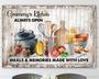 Personalized Grandma Kitchen Art Canvas - Rustic Farmhouse Quote For Grammy's Kitchen Decor