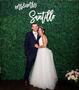 Touching Mr And Mrs Metal Sign For Wedding Backdrop Decor Personalized For Couples