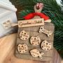 Heartfelt Gingerbread Cookie Ornament For Grandma - Custom Family Names Kitchen DéCor 2024