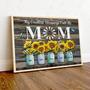 Personalized Gift For Mom My Greatest Blessings Call Me Mom Canvas Wall Art