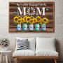 Personalized Gift For Mom My Greatest Blessings Call Me Mom Canvas Wall Art