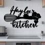 Grandma's Kitchen Art Metal Sign - Mother's Day Gift | Personalized Wedding & Housewarming Decor