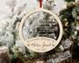 Heartfelt Memorial Ornament For The Loss Of Dad - Customizable Christmas Decor In Memory Of Loved Ones