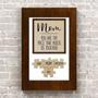 Heartfelt Mom Puzzle Canvas - Personalized Family Wall Art For Mother's Day Or Living Room DéCor