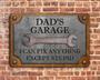 Personalized Funny Dad Metal Garage Sign For Workshop With Rust Steel Design