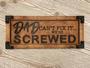 Personalized Fathers Day Wood Sign - Funny Dad Gift For Husband