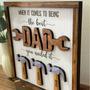 Personalized Funny Dad Wood Sign For Father's Day Gift - Custom Family Sign With Kids' Names