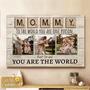 Thoughtful Personalized Mom Quote Canvas For Mother's Day From Kids