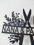 Personalized Nana Garden Metal Sign For Gardeners - Custom Name Yard Decor