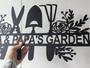 Personalized Nana Garden Metal Sign For Gardeners - Custom Name Yard Decor