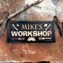 Custom Dad Workshop Name Sign - Perfect Father's Day Or Birthday Gift For His Garage Or Man Cave Decor