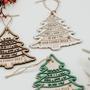 Thoughtful Wooden Family Christmas Ornaments With Last Name - Handmade Holiday Decor For Your Tree 2024