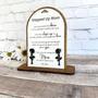 Stepped Up Mom Personalized Wood Sign Ideal For Mother's Day Blended Family Gift Engraved For Bonus Moms