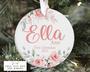 Personalized Baby 1st Christmas Elephant Ornament For Holiday