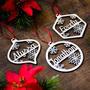 Personalized Christmas Ornament Laser Cut For Holiday Decor Made In USA Custom Name Gift Tag Bauble