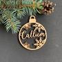 Personalized Wooden Christmas Ornaments For Holiday Decor