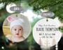 Personalized Baby's First Christmas Ornament With Photo And Birth Stats Keepsake For New Parents