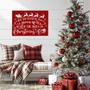 May You Never Be Too Grown Up Christmas Canvas - Red Holiday Decor For Living Room