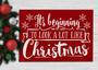 May You Never Be Too Grown Up Christmas Canvas - Red Holiday Decor For Living Room