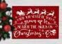 May You Never Be Too Grown Up Christmas Canvas - Red Holiday Decor For Living Room