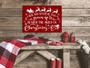 May You Never Be Too Grown Up Christmas Canvas - Red Holiday Decor For Living Room