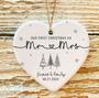 Our First Christmas As Mr & Mrs Ornament - 2024 Wedding Keepsake For Newlywed Home DéCor